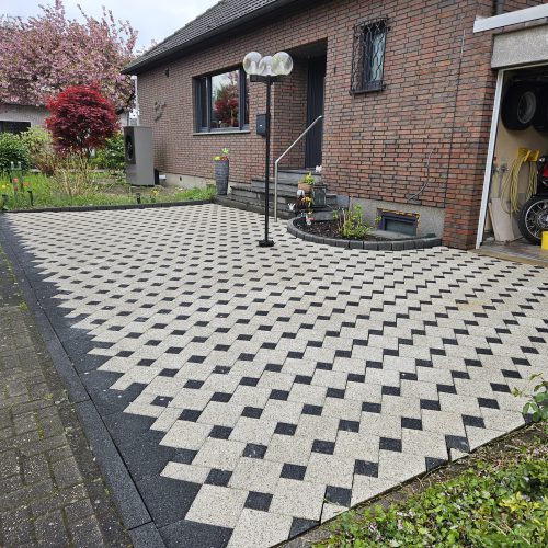 Auffahrt nach Reinigung