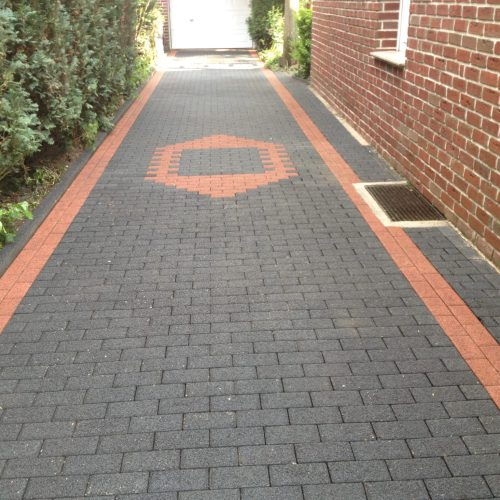 Auffahrt nach Reinigung